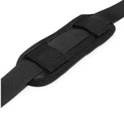 1pc Black Canvas Shoulder Strap Pad Cushion Non Slip Breathable Shoulder Bag Decompression Strap Detachable Laptop Bag Strap Mat
