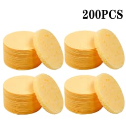 50-1000PCS Compressed Facial Sponge Strong Absorbent Cleansing Pads Latex Free Exfoliating Makeup Sponge Skin Care Sponge