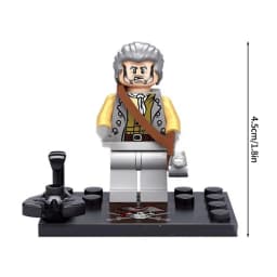Mini Blocks Navy Pirates Anime Figures Mini Bricks Toys Captain Jack Sparrow Caribbean Figure Blocks Children Assembly Toys