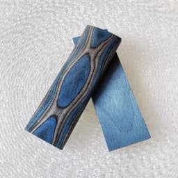 2pieces Technology Laminated Color Wood for Knife Handle Making Material DIY Handicraft Making Shank Grips Material 120x40x10mm