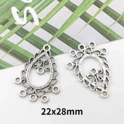20PCS Retro Ethnic Hanging Head Earrings Connector For Jewelry Making Bracelet Necklace Connecting Link DIY Accessories Supplies