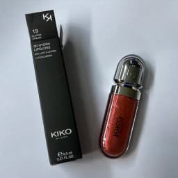 Kiko 3D Liquid Lip Glaze Transparent Lip Gloss Mirror Lipstick Nourishing Glossy Full Lips Not Fading Milk Tea Bean Paste Makeup