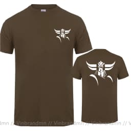 Front Back Print Goldorak Grendizer Mazinger Z T-Shirt Japanese Cartoon Design Summer Men's Tees Tops Short Sleeve Cotton Tshirt