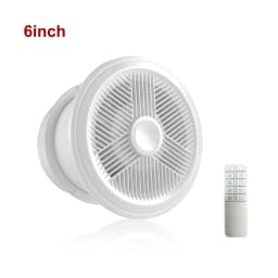 KCvents Wall Mount Exhaust Fan 100/150 mm Reversible with Remote Control for Bathroom, Kitchen, Home, Attic Ventilation Fan