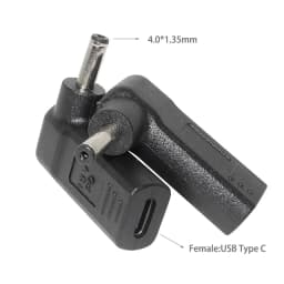 USB 3.1 Type C USB-C to DC Power Adapter PD Emulator Trigger Plug Connector Converter for Asus Hp Dell Acer Notebook Pc