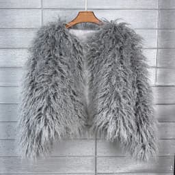 DEAT Fur Imitation Fur Coat Korean Version Pure Color Beach Wool Women's Short Coat Straight 2026 Winter Wram Jackets 11A06487
