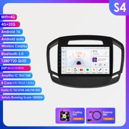 Hizpo 2 DIN Android 13 Car Radio For Buick Regal For Opel Insignia 2014 - 2017 Multimedia Stereo Screen Carplay 7862 AutoRadio