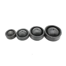 10 Pieces Aluminum Shell Casting Flask with 1 Rubber Sprue Base 20/25/30/35mm Plaster Mold Processing Tools for Jewelry Making