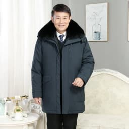Windbreaker Men's Down Coats And Parkas Winter Jacket Man White Goose Down Jacket Puffer Jackets Padding Detachable Inner HXY196
