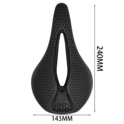 BALUGOE Bicycle 3D Printed Carbon Carbon Saddle Comfortable Road Bike MTB Seat Cozy Honeycomb Cushion Carbon 3D Seat Cushion