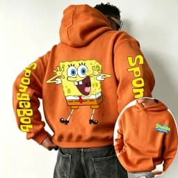 Happy SpongeBob SquarePants Cartoon Anime 2026 New Spring and Autumn Fashion Hoodies for Men and Women