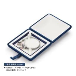 High Grade Double Open Jewelry Box Velvet Engagement Ring Box Wedding Ring Necklace Earring Gift Boxes Organizers Storage