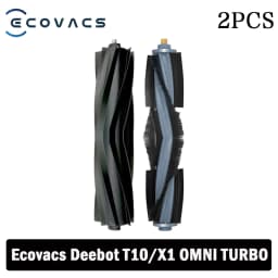 Ecovacs Deebot X1 OMNI / T10 OMNI Robot Vacuum Cleaner Spare Parts, Rubber / Side Brush, Cover,Hepa Filter, Mop Rag, Dust Bag