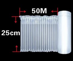 50m Air Column Bags Shockproof Air Column Bag Coil Logistics Packaging Disinfection Water Bottle Cosmetics Liquid Packaging
