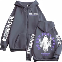 Bad Omens Do You Feel Love Zip Up Hoodies Men Women Harajuku Gothic Jacket Sweatshirt Coat Aesthetic Streetwear Zipper Pullovers