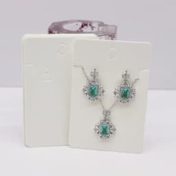 Hot Sale 50Pcs Multi-Style Jewelry Set Package Card 6*9cm Flower/Marbling Design Necklace Earring Pendant Package Card