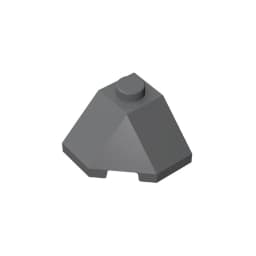 Gobricks GDS-802 ROOF TILE 2X2X1 45 DEGR.-BOT.45DEGR. compatible with lego 13548 children's DIY Educational Building Blocks Tech