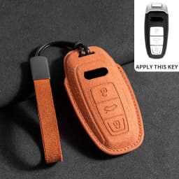 Car Key Case Cover For Audi A1 A3 8P A4 B9 A5 A6 C7 8S A7 A8 Q3 Q5 Q7 4M S4 S5 S6 S7 S8 RS3 RS6 SQ5 TTS Car Keychain Accessories