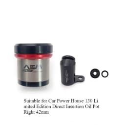AEM oil cup integrated titanium alloy for Brembo RCS/CC direct push up pump brake AEM oil pot