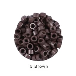 1000Pcs 4.0 mm Hair Extension Microringe Micro Links Rings Beads Links With Screws Thread Aluminium 7 Colors Optional