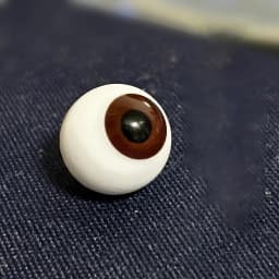 20mm/18mm Glass Eyes Black For BJD Doll Accessory Brown Eyes Movable Round Eyeball Doll Toy Accessories