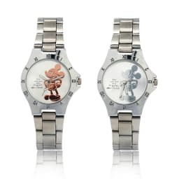 New Disney Mickey Mouse Minnie Gold Silver Watch Children's Boys Girls Watches Steel Students Quartz Adult Watch Birthday Gift