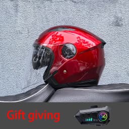 High quality motorcycle helmet, pedal, motorcycle half cover helmet, cascos para motos, paired with Bluetooth earphones