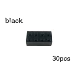 30pcs Bulk Blocks Building Bricks Thick 2X4 Educational Assemblage Construction Toy for Children Size Compatible With Brand 3001