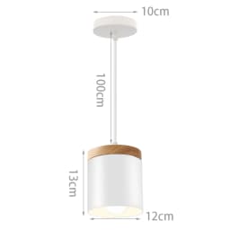 Loft Modern Pendant Light Wood Nordic Hanging Lamp Kitchen Lighting Fixture Industrial Chandelier Hanglamp Living Room Luminaire