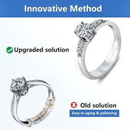 New Invisible Clear The Ring Size Adjusting Tools Tighten Reducer Jewelry Suit Ring Size Shrink Tools