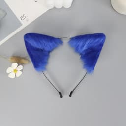 Animal Cute Plush Fox Cat Ears Gothic Headband Lolita Ears Headwear Furry Artificial Cosplay Christmas Hair Accessories