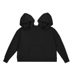 Double-person Hooded Sweatshirt Loose-fit Solid Color Sweatshirt Intimate Apparel For Two People