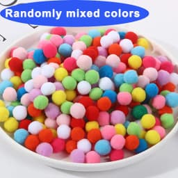 30-300Pcs Soft Pom Poms Fluffy Balls Pompon Mixed 40Colors Pompom Fur Ball for Kids DIY Craft Wedding Decor 8/10/15/20/25/30mm