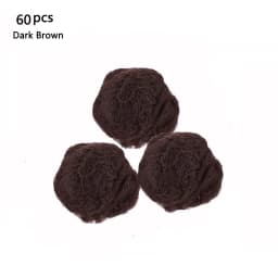 20/60pcs Invisible Nylon Hair Nets, Durable Disposable Ballet Bun Cover Snoods, 5mm Elastic Edge Mesh for Dance & Performance