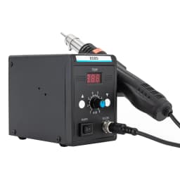 Hot Air Refining Station 220V SMD Soldering Station with Heat Gun Set LED Screen Display Hot Air for Electronics Desoldering