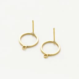 10pcs/lot 4 Styles 14K 18K Gold Plated Post Earrings Findings Round Stud Earring Hooks Accessories DIY Jewelry Making Supplies