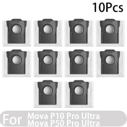 Compatible for Mova P50 Pro Ultra, Mova P10 Pro Ultra Accessories Tricut Brush Hepa Filter Mop Cloth Dust Bag