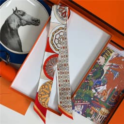 POBING 2025 New Style Binding Handle Hairband Silk Scarf 100% Mulberry Silk Amazon Celebration Twill Silk 5*86CM