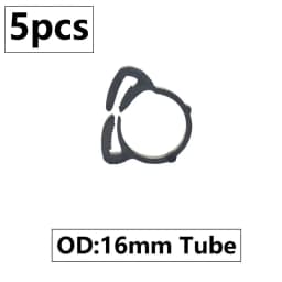 5pcs 16/20/25mm PE Pipe Barb Connector Straight Tee Elbow Plug Garden Water Hose Reducing Splitter Joint Drip Irrigation System
