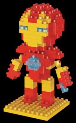 Hero Cartoon Micro Particle Building Blocks Children Assembly Toy Anime Action Figure Boy Girl Kid Gift Cute Toy Building Bricks