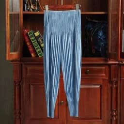 Miyake Pleated Radish Pants Women's Loose Thin Harem Pants Pleated Calf Solid Color Versatile Simple Oversized with Elasticity
