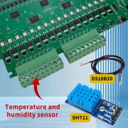 A16 ESP32 Development Programable Relay Board ESPhome Home Assistant Tasmota Arduino IDE RS485 I2C GPIO RF433Mhz Mosfet Output