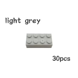 30pcs Bulk Blocks Building Bricks Thick 2X4 Educational Assemblage Construction Toy for Children Size Compatible With Brand 3001