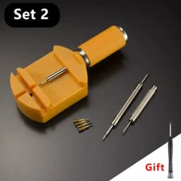 Watch Link Removal Tool Kit, Watch Band Tool Strap Chain Pin Remover Repair Tool Kit For Watch Band Strap Adjustment, Watch