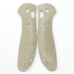 1pair Micarta Blade Handle Patch for BM 550 / 551 Knife Folding with Support Shaft Screw Knife Patch Material DIY Accessories