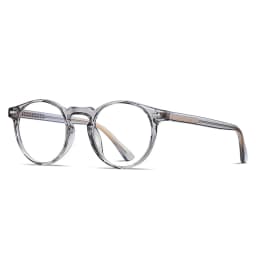 VICKY Round Blue Light Reading Glasses Women Eye Glasses Frame for Women Retro Plastic Titanium Anti-Blue Light Computer Eyewear