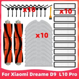 Fit For ( Dreame D9 Max, L10 Pro, D9 Pro, D9 Mistral Pro, Trouver Robot LDS Vacuum-Mop Finder ) Part Brush Mop Filter Water Tank