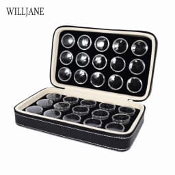 Transparent Gemstone Gem Jar Display Box Loose Diamond Jewelry Storage Carrying Case Nail Gem Stones Holder Organizer Container