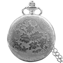 Retro Bronze Steampunk Pattern Engraved Flip-Top Quartz Necklace Series Commemorative Pocket Watch For Male And Female Students