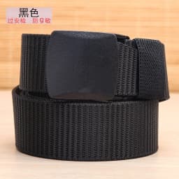 Automatic Buckle Nylon Men's Tactical Canvas Belts Premium Pants Sports Nylon Belts Black Blue Green